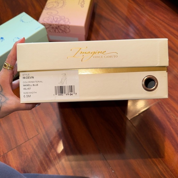 Vince Camuto Midnight Blue Strappy Heels - Picture 8 of 8